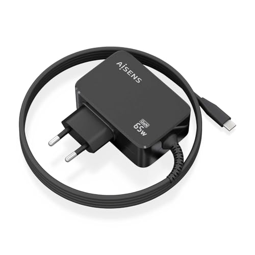 Aisens Caricatore Da Parete Asch-1Pd65Wl033-Bk Nero 65 W (1 Pezzo)