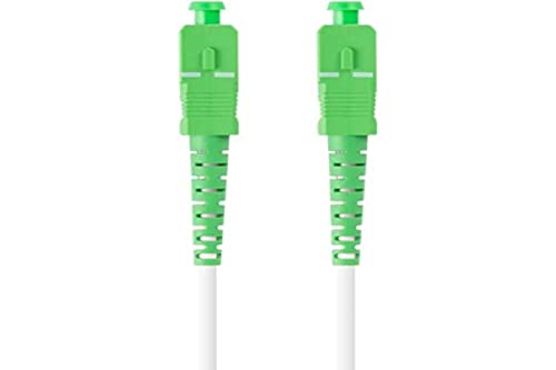 Lanberg Tubo Mono Sc/Apc-Sc/Apc Simplex G657B3 Lszh Bianco 5M Fibra