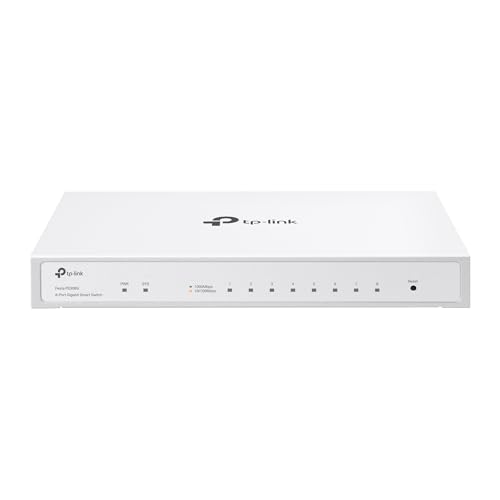 Tp-Link Festa Festa Fs308G - Switch Gigabit A 8 Porte, Porta Di Ingresso Poe Opzionale, Gestione Cloud Gratuita, Routing Statico, Vlan, Acl, Igmp Snoo