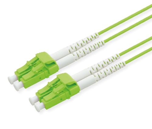 Roline Cavo In Fibra Ottica 50/125Μm Om5, Lc/Lc, Lsoh, Connettore A Bassa Perdita, Verde, 15 M