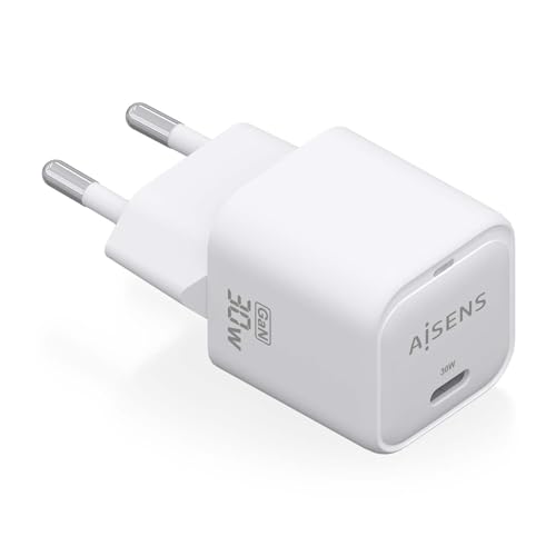 Aisens Caricatore Gan 30 W 1 X Usb C Pd3 0 Qc4 0 Bianco