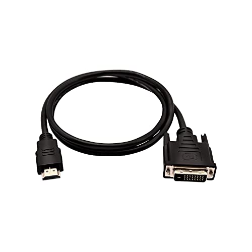 V7 1 M 3,3 Piedi Hdmi (M) A Dvi-D Dual Link (M), Nero