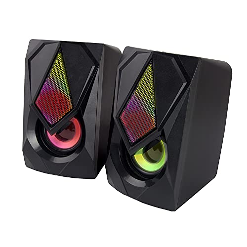 Esperanza Altavoces 2.0 Usb Led Rainbow Boogie Egs102