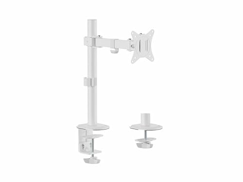 Equip 650166 - Supporto Da Tavolo Per Monitor Articolato, 17"-32", Colore: Bianco