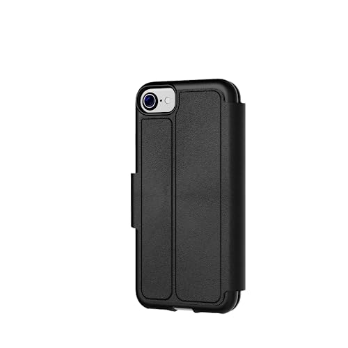 Tech21 Evolite Custodia A Portafoglio Per Iphone Se (2022)/(2020)/8/7-3 Slot Per Schede Walle, Nero