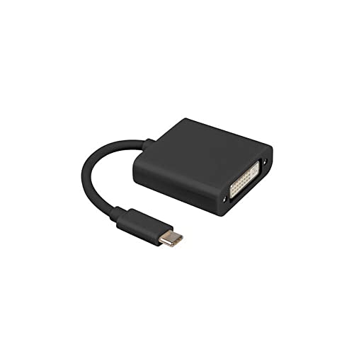 Lanberg Adapter Usb Type-C(M)-Dvi(F)(24+5) Dual Link 15Cm Black
