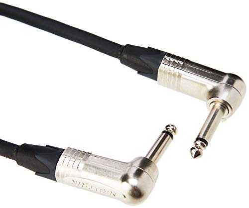 Proel Eso190Lu030 Esot Eric Cavo Per Strumenti Jack Mono Da 6,3 Mm Su Connettore Jack Mono Da 6,3 Mm, Connettori Neutrik Angolare, 0,30 M, Np2Rx-B-Hpc