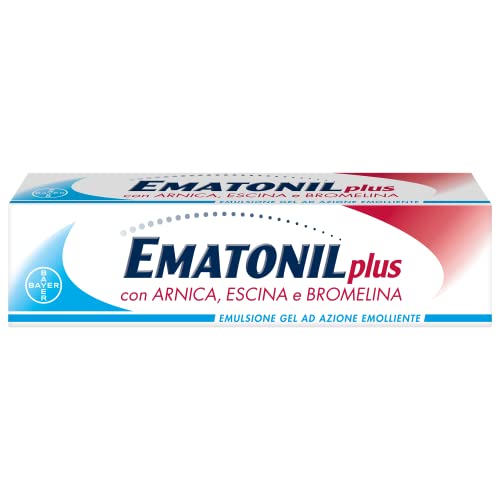 Ematonil Plus Emulsione Gel Con Arnica, Escina, Bromelina E Mentolo, Crema Per Ematomi, Piccoli Traumi E Contusioni Ad Azione Emolliente, Dona Solliev