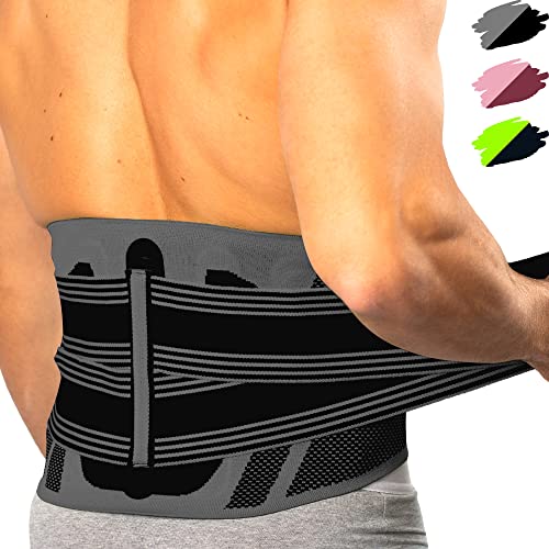Fascia Lombare Supporto Schiena - Supporto Lombare Per Uomo E Donne - Bustino Posturale Per Sciatica, Ernia Al Disco, Scoliosi - Cintura Elastica Di S