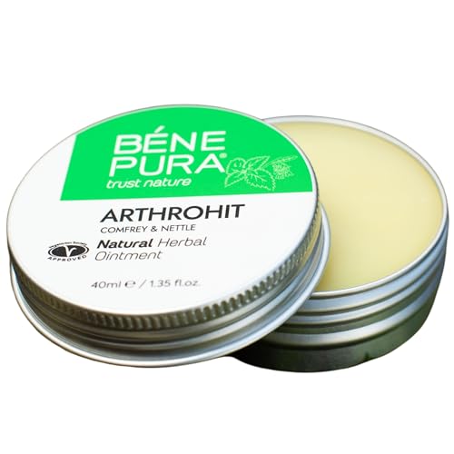 Benepura Arthrohit Pomata Consolida Maggiore, Pomata Naturale Per Articolazioni, Rigidità E Gonfiore Con Ortica, 40 Ml