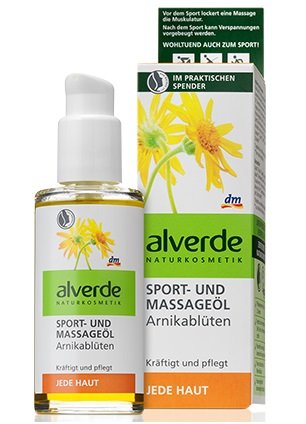 Alverde – Öl Für Sport Und Massagen – Arnika-Blüten, 100 Ml**G