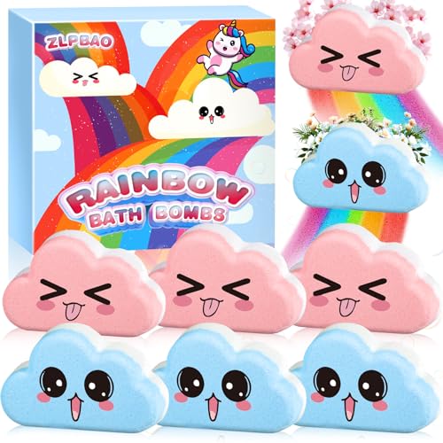Zlpbao Bombe Da Bagno, 6 Set Regalo Bombe Da Bagno Spa Idratanti, Bomba Da Bagno Regalo Di Compleanno Per Bambini, Bolle Di Sapone Bambini Per Vasca,