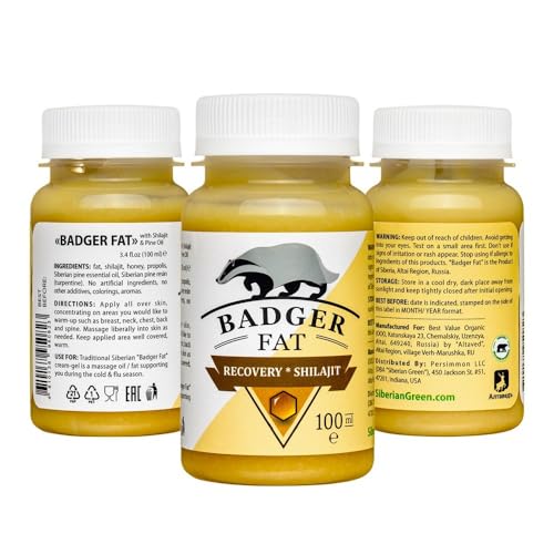 Crema Gel "Grasso Di Tasso" Con Altai Shilajit E Olio Di Pino Siberiano E Resina Di Pino 100 Ml