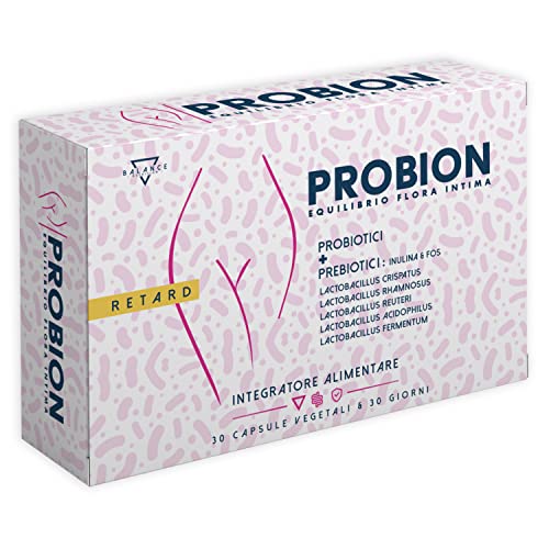 Probion® | Probiotici Donna | Equilibrio Della Flora Intima | 20 Miliardi Cfu/Giorno | Probiotici E Prebiotici Insieme Con: Lactobacillus Rhamnosus, R