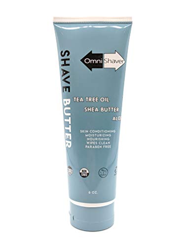 Omnishaver Afeitarse Mantequilla - El Mejor Crema De Afeitar Para La Cabeza De Armas Piernas Y El Cuerpo - Jabón Cabezal De Afeitado