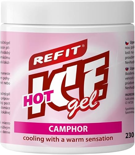 Refit Ice Gel Camphor 230 Ml | Gel Extra Antidolore Con Canfora, Rinfrescante Del Mentolo Ed Effetto Riscaldante Della Canfora, Riscaldante E Rinfresc