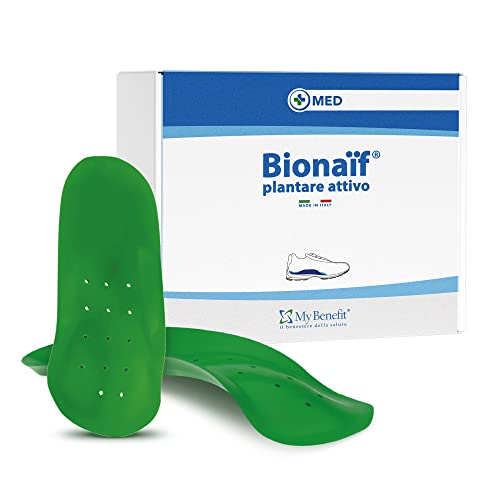 My Benefit Bionaif Verde, Plantare Attivo, In Polimero Di Resina, Elasticamente Deformabile, Aiuta A Migliorare La Postura, Favorisce La Circolazione