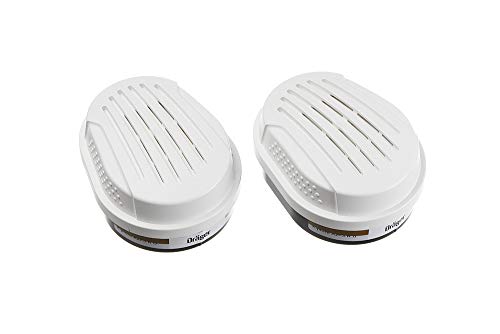 Dräger X-Plore Filtro A Baionetta Combinato A2 P3 Anti Gas E Particolati | 7 Paia | Filtro Di Ricambio Per Semimaschere E Maschere A Pieno Facciale X-