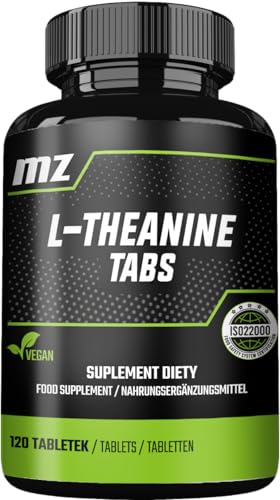 L-Teanina 200 Mg - 120 Compresse Vegane - 4 Mesi Di Fornitura - Integratore Di Aminoacidi Per La Calma E La Chiarezza Mentale Quotidiana - Da Mz