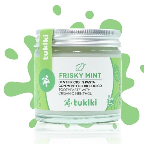 Dentifricio In Vasetto Di Vetro - Con Mentolo Biologico - Vegan E Made In Italy 60Ml (Menta)