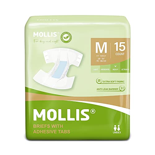 Mollis Pannoloni Per Adulti Incontinenza, Pannoloni Per Anziani A Mutandina, Uomini E Donne, Massima Assorbenza, Controllo Degli Odori, Protezione Del