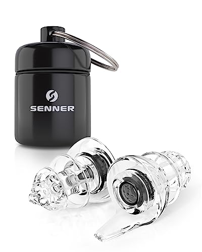 Senner Motopro Tappi Per Orecchie Antirumore Per La Protezione Dell'Udito, Con Contenitore In Alluminio. Sono Ideali Per Andare In Moto, Particolarmen