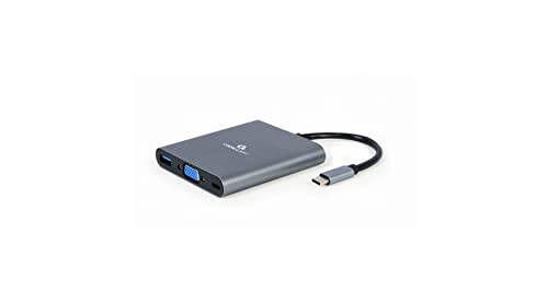 Gembird Multi Adattatore 6-In-1 Type-C Ad Hdmi/Vga/Pd/Card (A-Cm-Combo6-01)