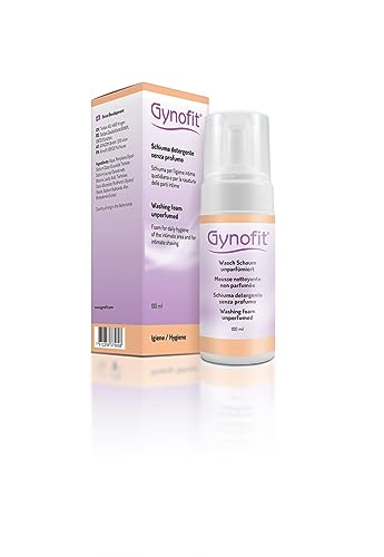 Gynofit Schiuma (Non Profumato) - Pulizia E Rasatura Intima Per La Salute Della Vagina - Sostiene L'Equilibrio Del Ph E La Funzione Protettiva Della F