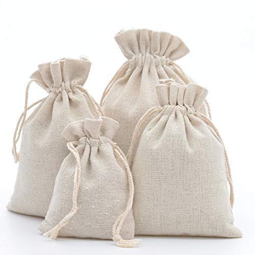 Dahi 25Pcs Sacchetti Regalo Di Cotone Con Coulisse Sacchetti Regalo (10 X 14 Cm)