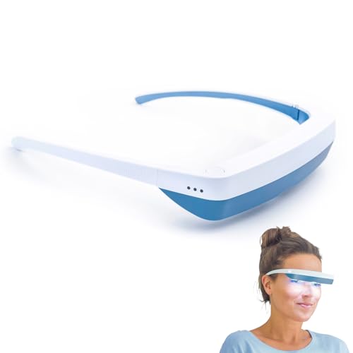Nuovo Modello. Luminette 3 – Occhiali Da Luminoterapia – Aumenta La Tua Energia, Regola Il Sonno (Blu)