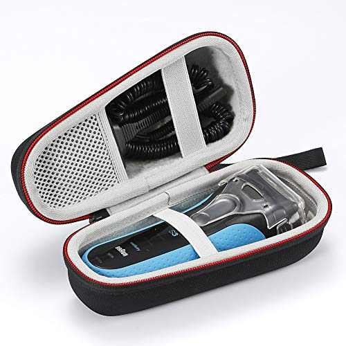 L3 Tech Borsa Da Viaggio Rigida Da Viaggio Per Braun Series 3 3040S 3010Bt 3020 3030S 300S, Braun Series 5 5030S 5147S Wf2S 5090Cc 5050Cc Rasoio Elett