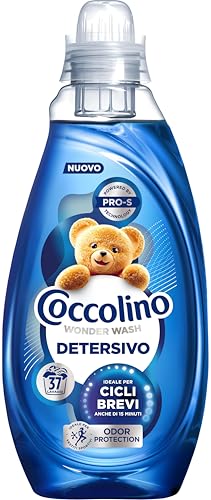 Coccolino Wonder Wash, Detersivo Lavatrice Liquido, Odor Protection, Efficace Nei Cicli Brevi Da 15 Minuti, Anche A Freddo, Con Agenti Anti Odore, Pul