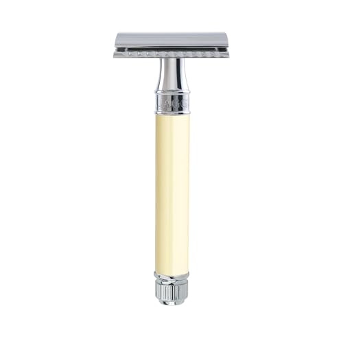 Edwin Jagger De87Blamz Classico Rasoio Di Sicurezza Manuale A Doppio Filo, Ecologico E Riutilizzabile Per Uomo E Donna, Per Crema Da Barba O Sapone, A