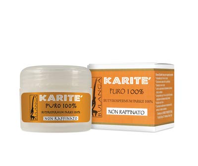 Burro Di Karitè 50 Gr Grezzo, 100% Pure & Organic, Fiore D'Oriente