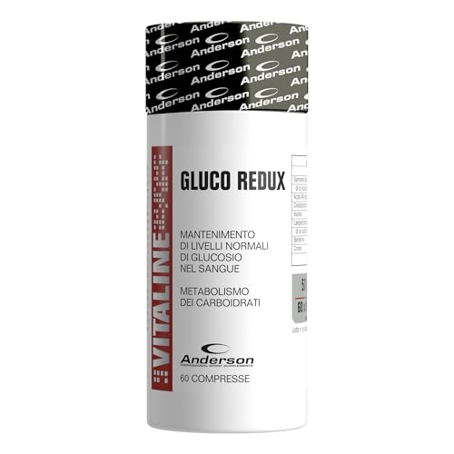 Anderson Gluco Redux | Integratore A Base Di Gymnema, Acido Alfa Lipoico, Cannella, Berberina, Cromo E Banaba | 60 Cpr