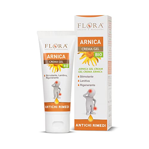 Flora Antichi Rimedi Arnica Crema Gel, 75 Ml Bio-Cosmos - Efficace Coadiuvante Nel Trattamento Dei Piccoli Edemi Ed Ematomi A Base Di Estratti Vegetal