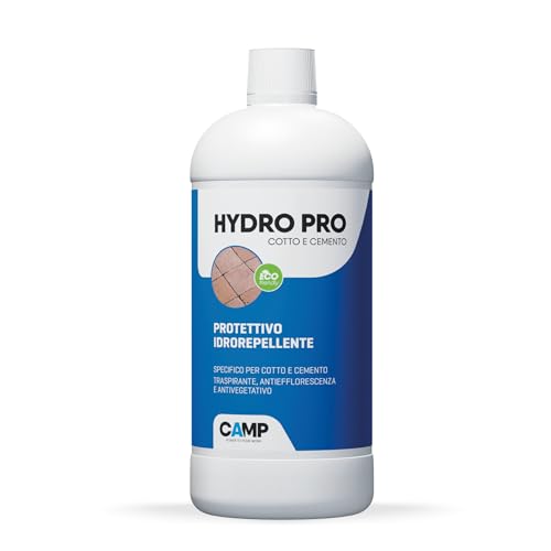 Camp Hydro Pro Cotto E Cemento, Idrorepellente Protettivo Ad Effetto Naturale Specifico Per Cotto, Terracotta E Cemento