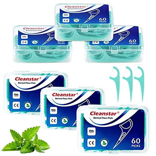 360 Pz. Filo Interdentale In 400D Uhmwpe Sapore Di Menta Leggera Piperita Con Scatola Di Conservazione Flossper Denti Orale Cura Denti E Salute Igiene