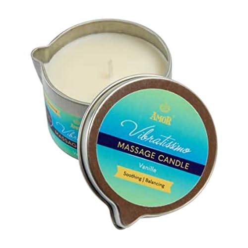 Vibratissimo Candela Da Massaggio Vanille 50Ml I Candela Al Profumo Di Prugna I Candela Relax I Realizzata Con Materie Prime Naturali E Con Olio Di Co
