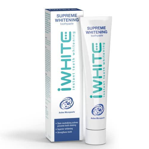 Iwhite Dentifricio Sbiancante, 75 Ml - Sbiancante Denti Professionale - Remineralizza I Denti, Rinforza E Protegge Lo Smalto E Rinfresca L’Alito - Con