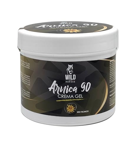 Wild Horses | Arnica Crema Gel, Crema Per Massaggio Con Proprietà Antifiammatorie, Analgesiche E Antisettiche, 100% Naturale, 500G, Made In Italy (90)