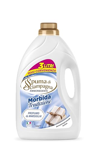 Spuma Di Sciampagna Ammorbidente Diluito Marsiglia 46 Lavaggi - 3000 Ml
