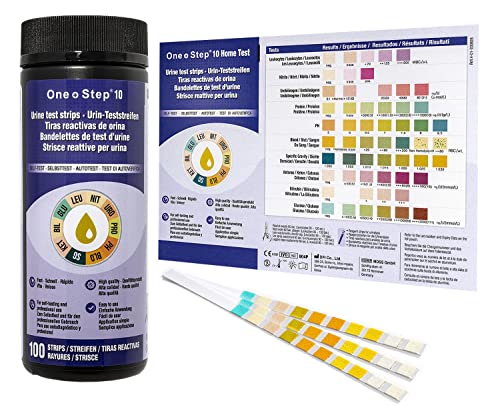 One+Step Esame Di Controllo Con 10 Parametri: 100 Strisce Reattive Per Urinalisi