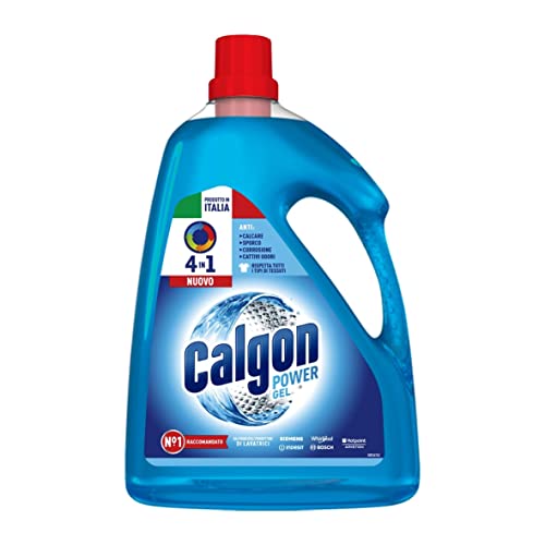 Calgon Power Gel - Anticalcare Lavatrice 4 In 1, Anticalcare Per Lavatrici, Additivo Anticalcare Per Capi Morbidi, 2.25L Di Additivo Per Una Protezion