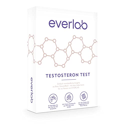 Everlab Testosteron Test – Controllo Rapido E Semplice Del Valore Del Testosteron; Prova Di Saliva | Auto-Test Per La Casa