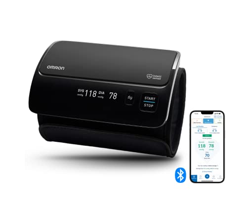 Omron Evolv Smart - Sfigmomanometro Senza Fili Con Bluetooth E App Gratuita Per Ios E Android, Ora 6 Mesi Di Omron Connect Premium Gratis