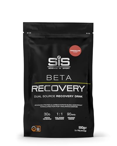 Science In Sport Beta Recovery Powder 500G Cioccolato - Bevanda Sportiva In Polvere Rigenerante Con Carboidrati E Proteine In Rapporto 2:1, Bevanda Pe