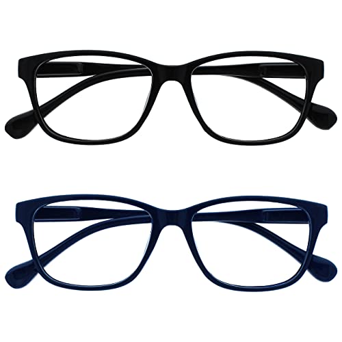 Opulize Nero E Blu Navy Leggero Lettori Valore 2 Pacco Uomo Donna Rr27-13 +2,00-58 Gr
