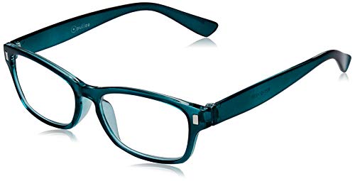 The Reading Glasses Company Acquamarina Lettori Valore 2 Pacco Uomo Donna Rr77-Q +2,00 - 58 Gr