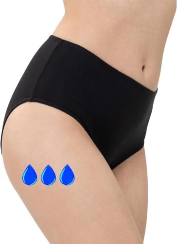 Slipss - Mutanda Per L'Incontinenza Urinaria - Taglia Xl - Colore Nero - Vita Alta - Assorbenza Leggera Fino A 200 Ml -Equivalente A 2 -3 Assorbenti M